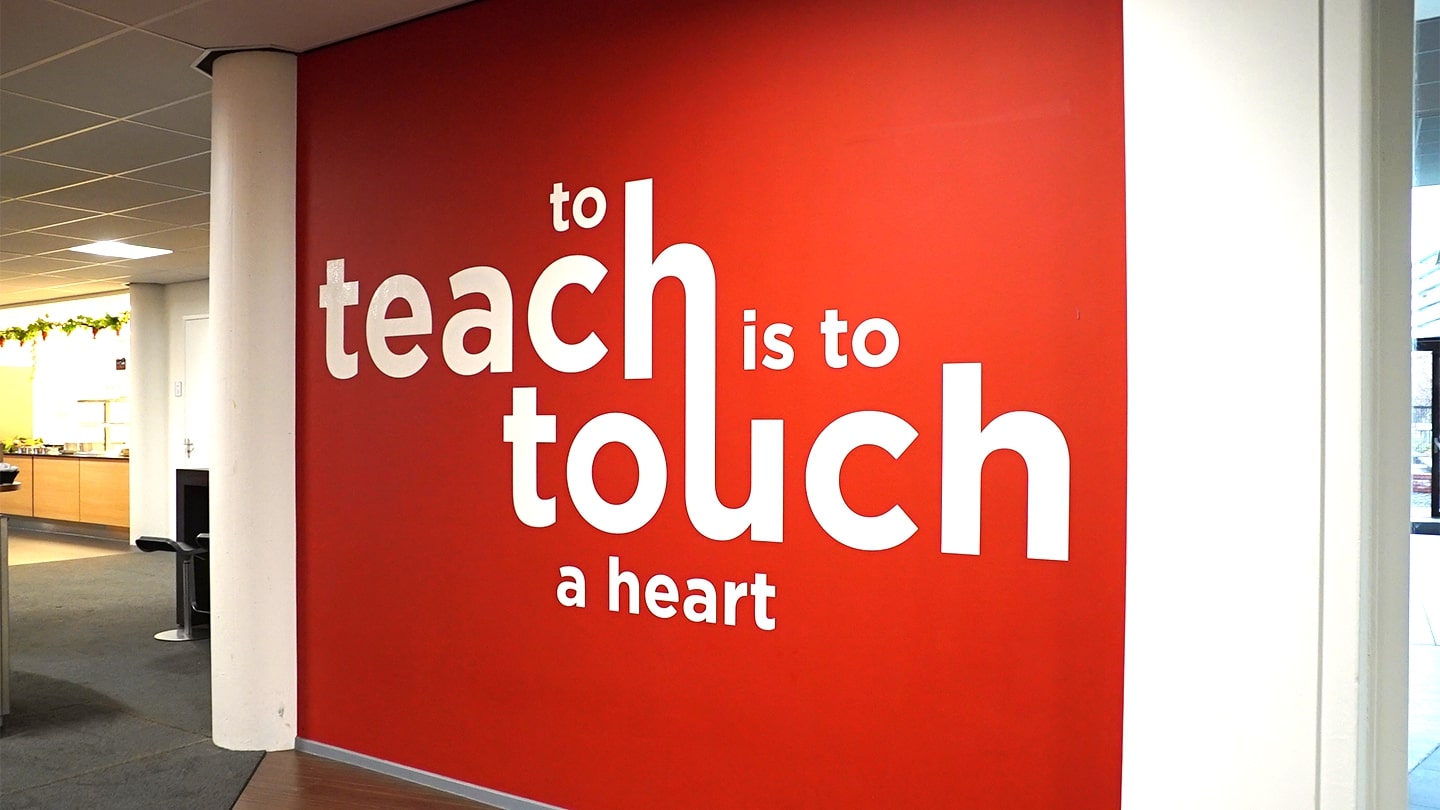 Magazine: To teach is to touch a heart